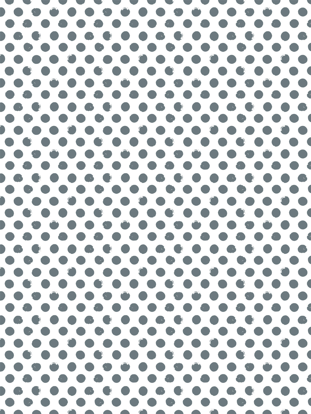 'Painted Dots (White Ground)' Wallpaper by Sugar Paper - Ocean