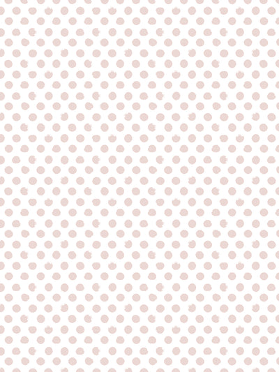 'Painted Dots (White Ground)' Wallpaper by Sugar Paper - Petal