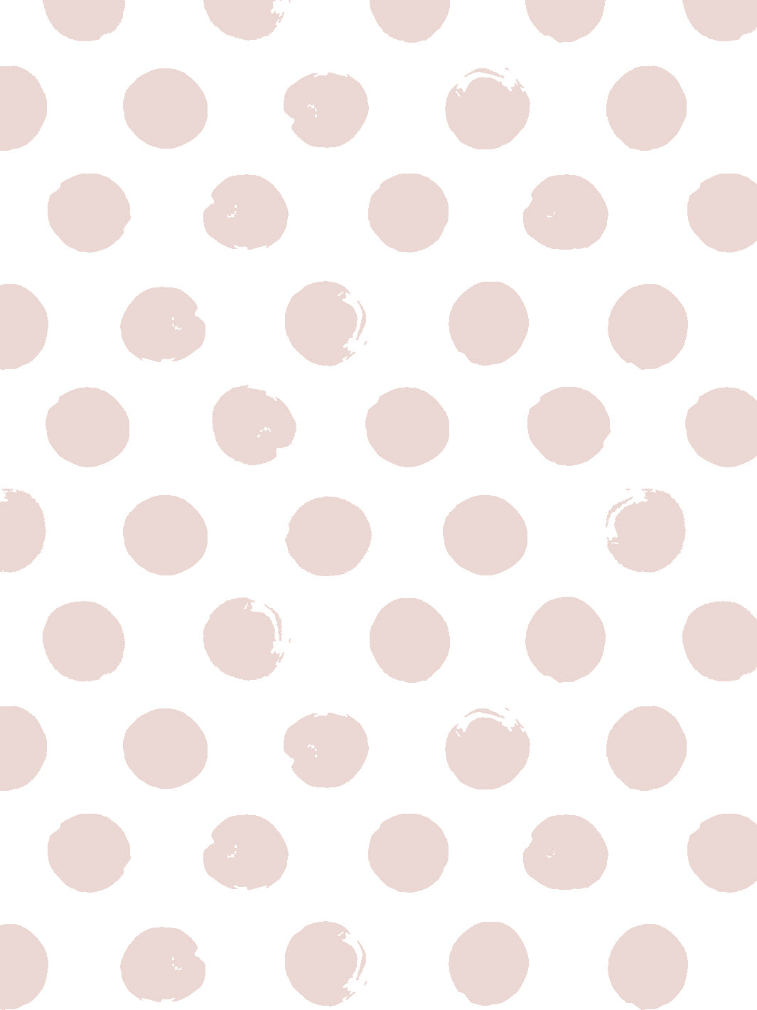'Painted Dots (White Ground)' Wallpaper by Sugar Paper - Petal