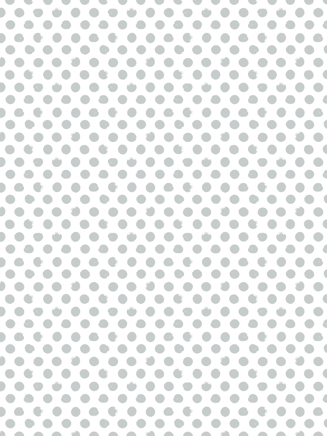 'Painted Dots (White Ground)' Wallpaper by Sugar Paper - Silver Sage