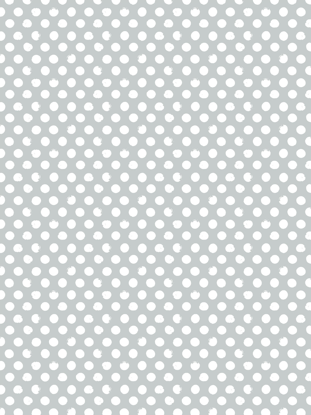 'Painted Dots' Wallpaper by Sugar Paper - Silver Sage