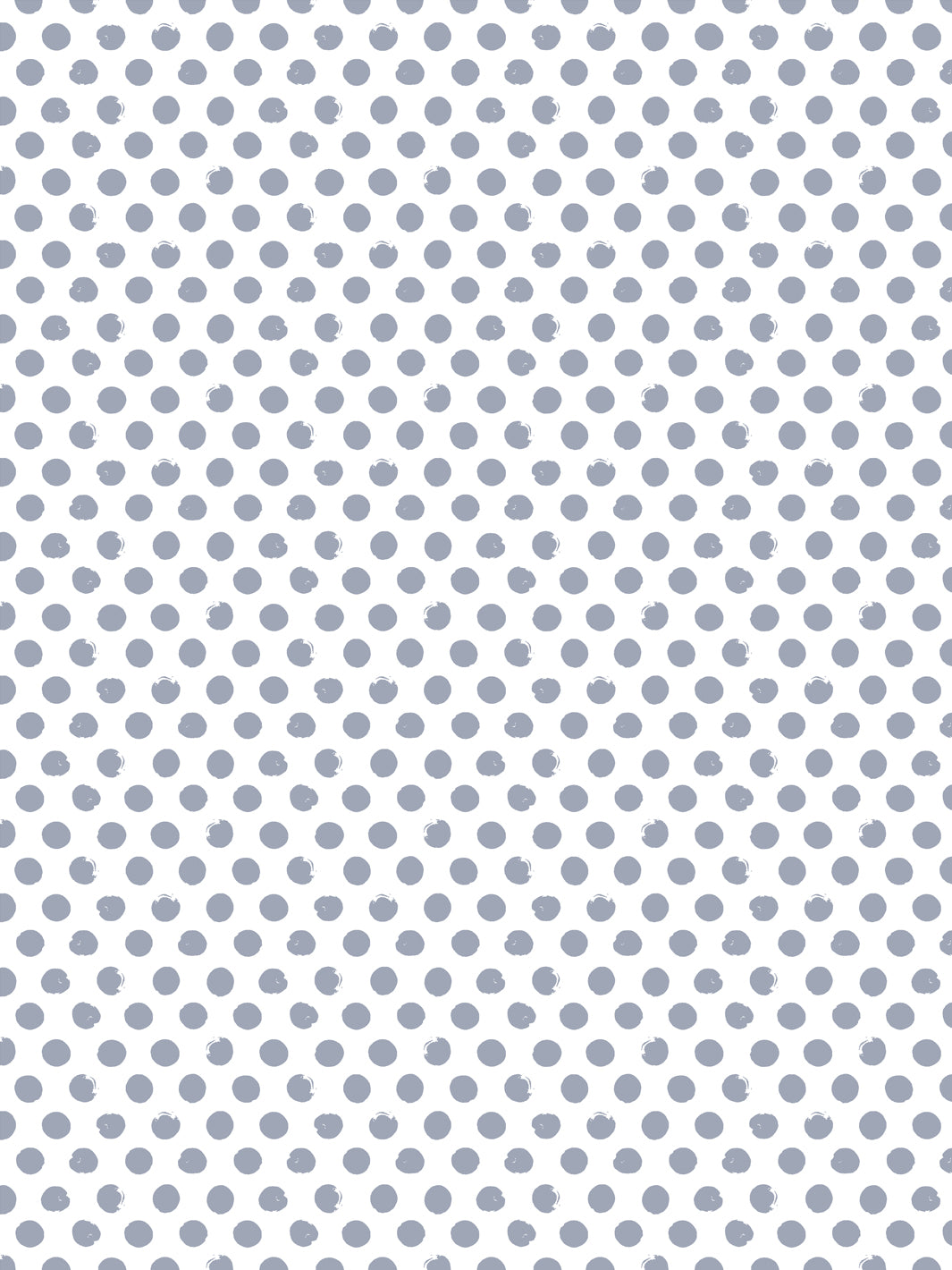 'Painted Dots (White Ground)' Wallpaper by Sugar Paper - Slate