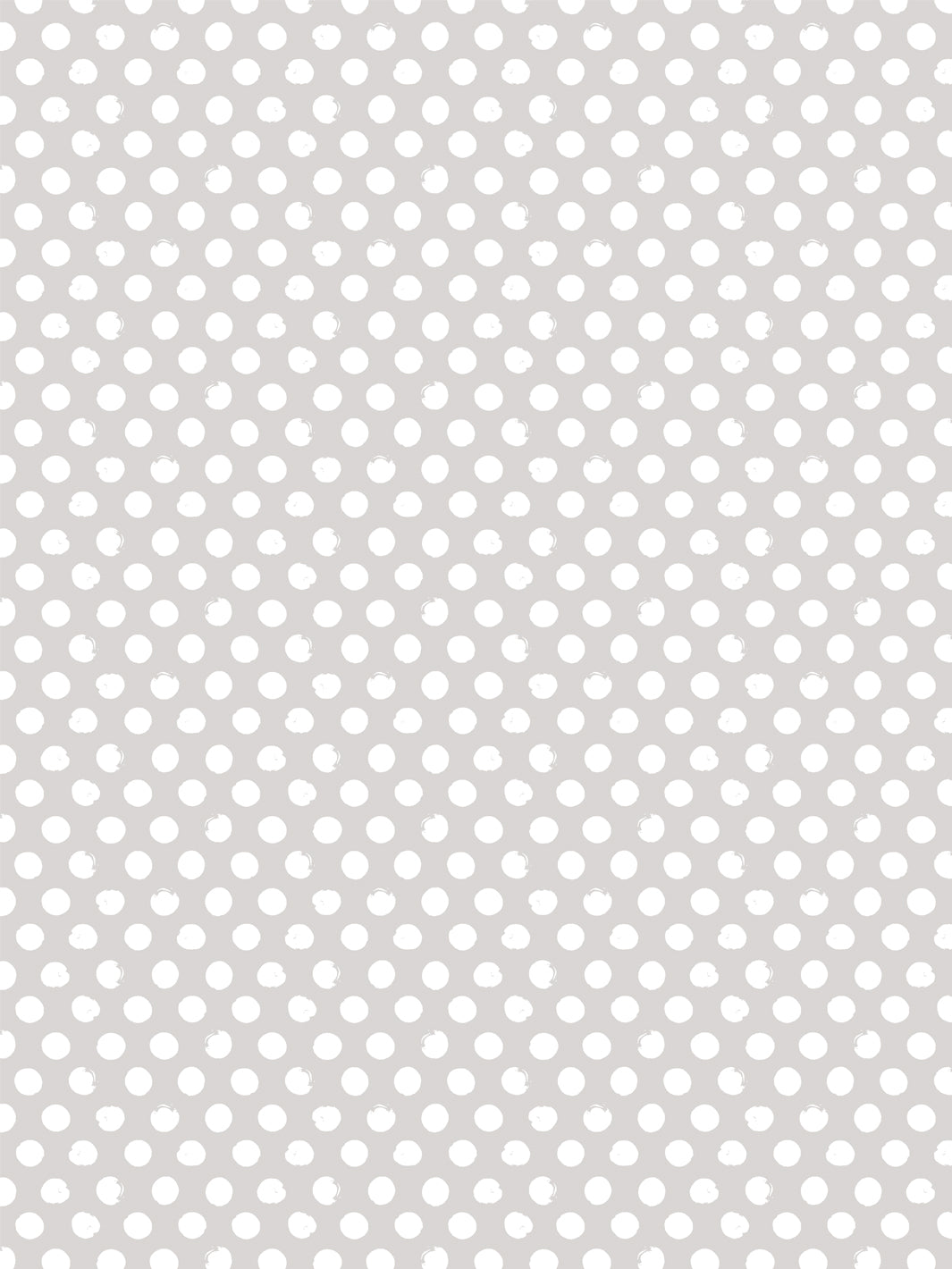 'Painted Dots' Wallpaper by Sugar Paper - Stone