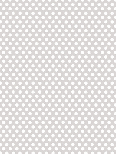 'Painted Dots' Wallpaper by Sugar Paper - Stone