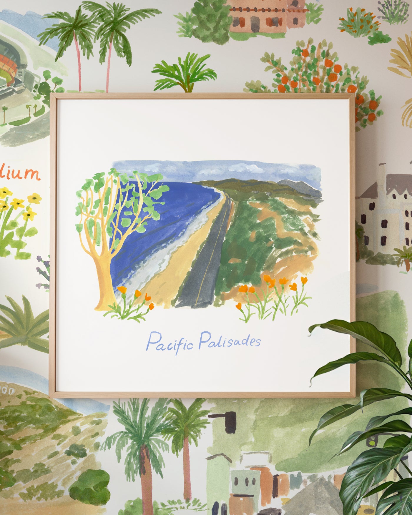 Palisades Glow Art Print