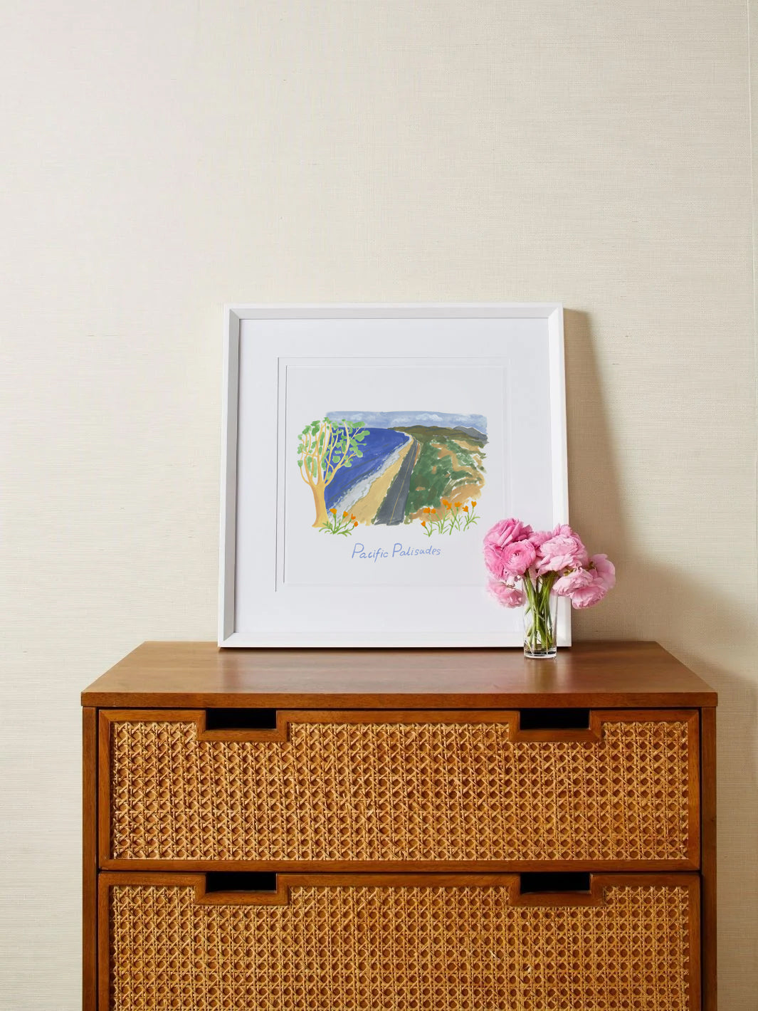Palisades Glow Art Print