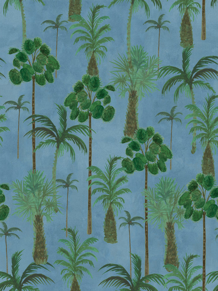 'Palm Forest' Wallpaper by Mary Maguire - Cadet