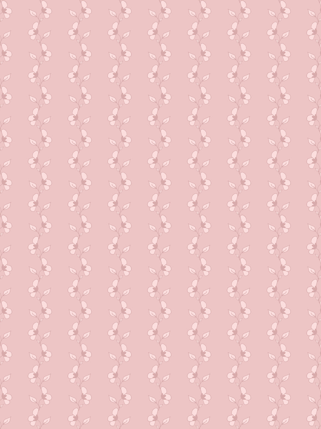 'Paper White' Wallpaper by Wallshoppe - Antique Pink - Design