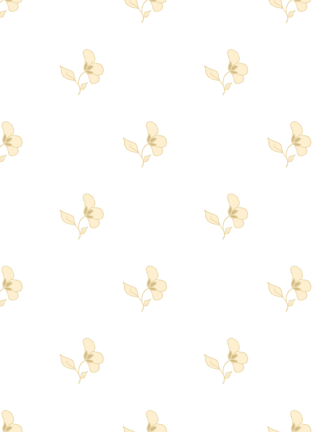 'Paper White' Wallpaper by Wallshoppe - Butter
