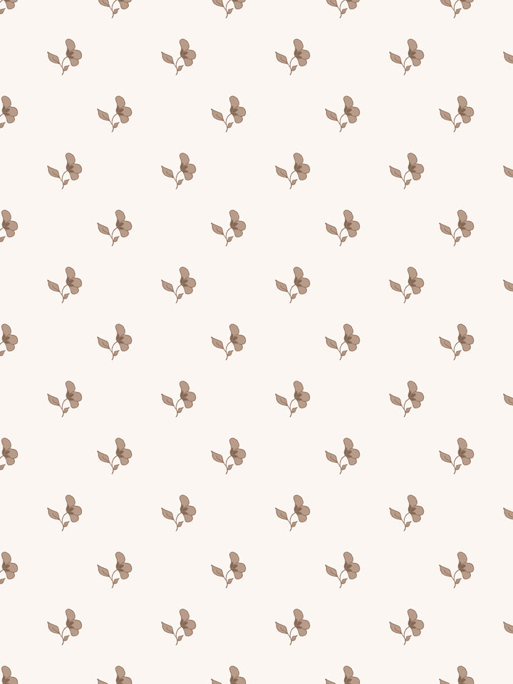 'Paper White' Wallpaper by Wallshoppe - Latte Cream
