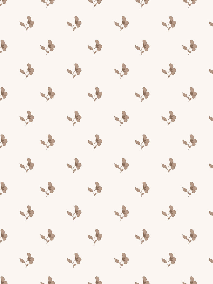 'Paper White' Wallpaper by Wallshoppe - Latte Cream