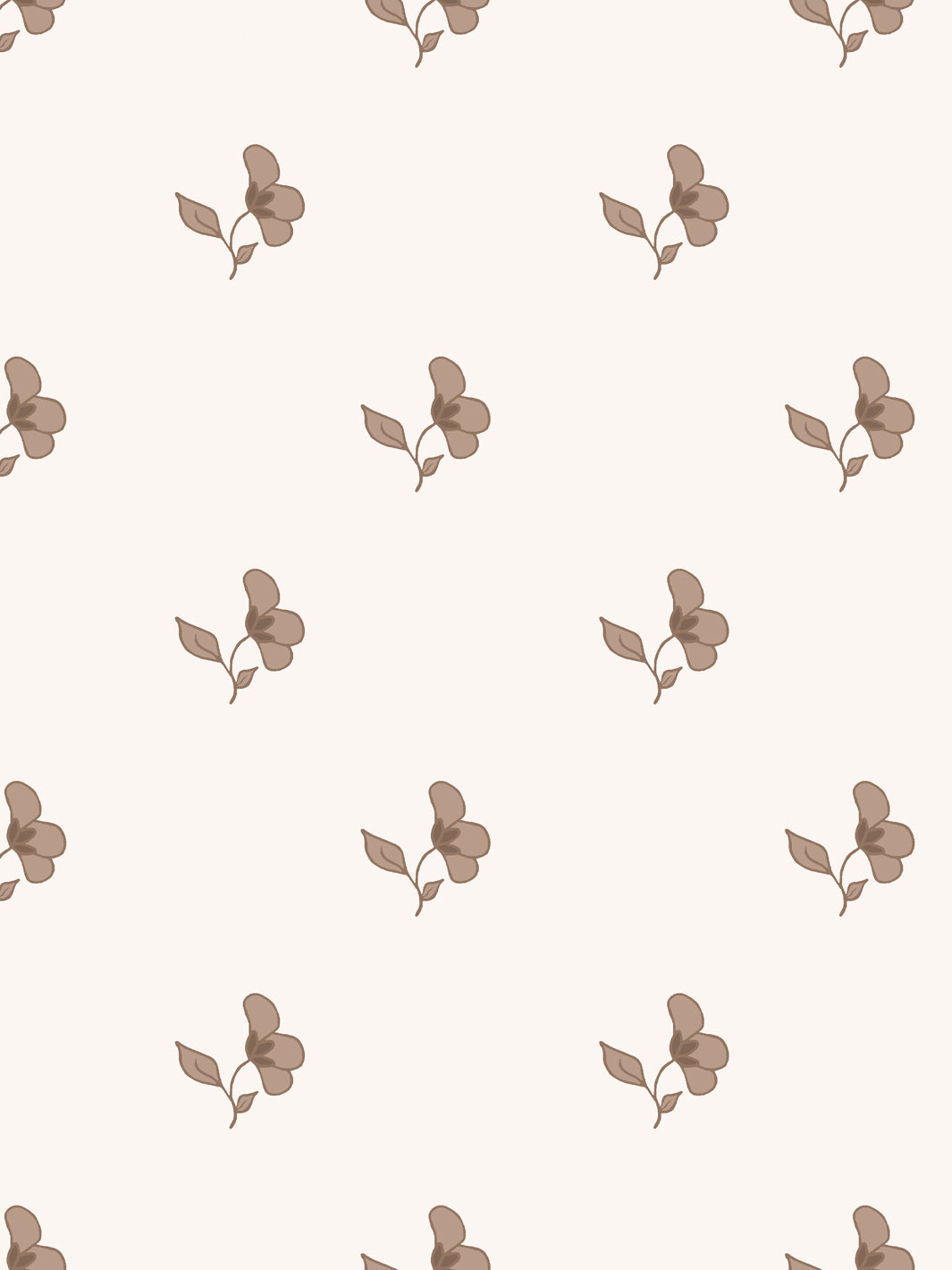 'Paper White' Wallpaper by Wallshoppe - Latte Cream
