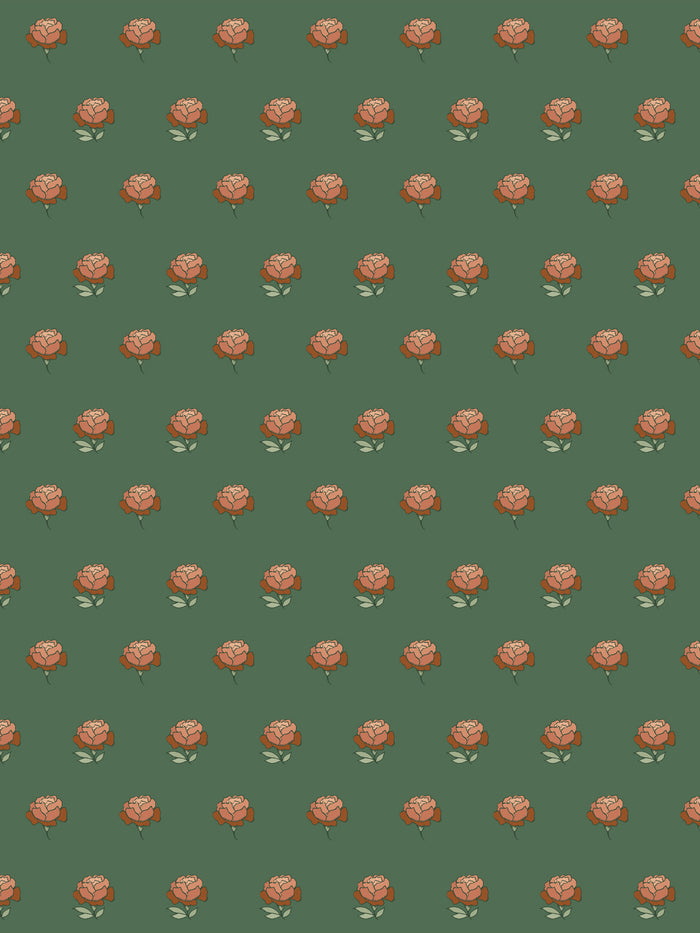 'Peony Party' Wallpaper by Wallshoppe - Autumn Forest