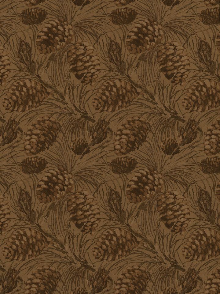 pinecones kraft wallpaper by nathan turner all taupe