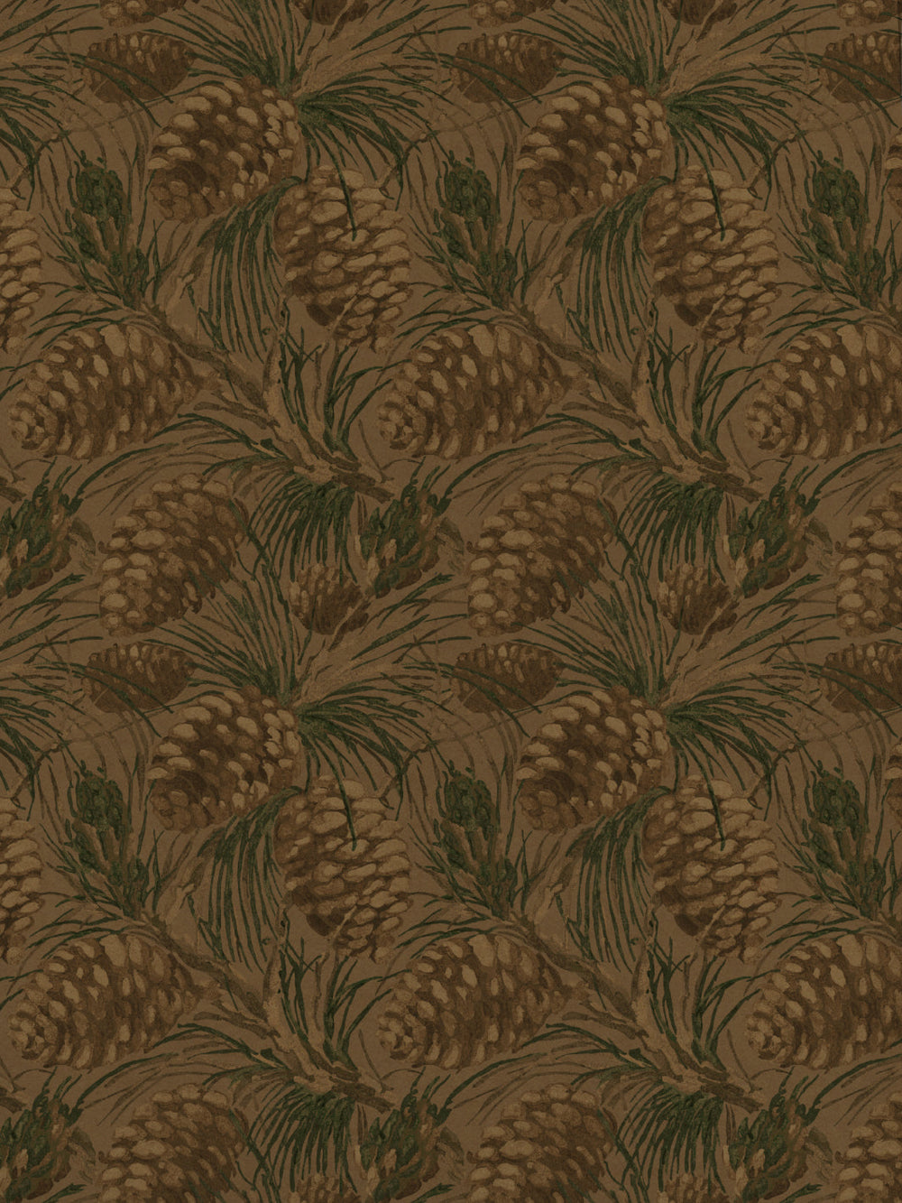pinecones kraft wallpaper by nathan turner taupe