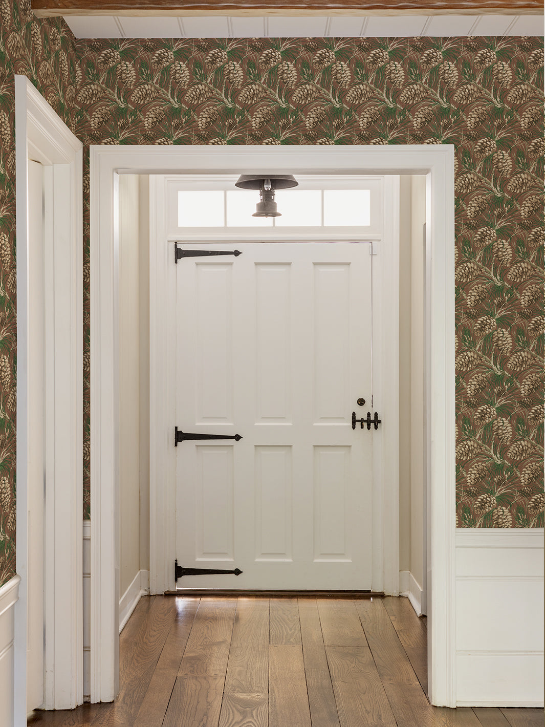 pinecones wallpaper by nathan turner chocolate