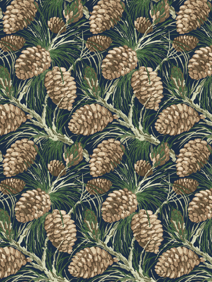 pinecones-wallpaper-by-nathan-turner-navy
