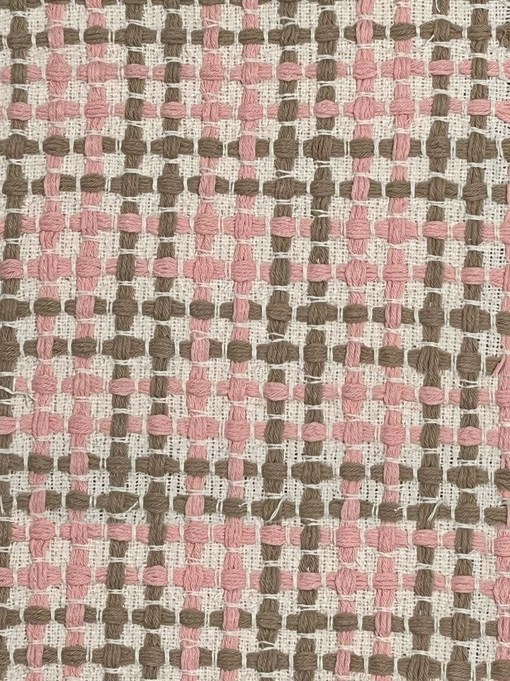 pinegrove cotton fabric by nathan turner pink taupe