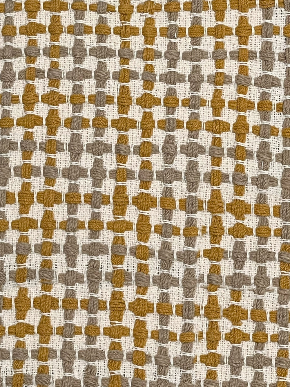 pinegrove cotton fabric by nathan turner yellow taupe
