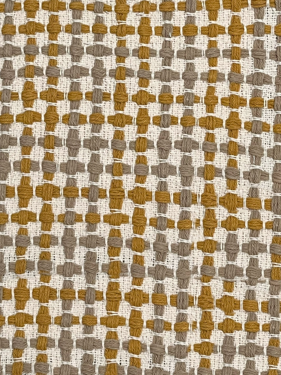 'Pinegrove' Cotton Fabric by Nathan Turner - Yellow Taupe