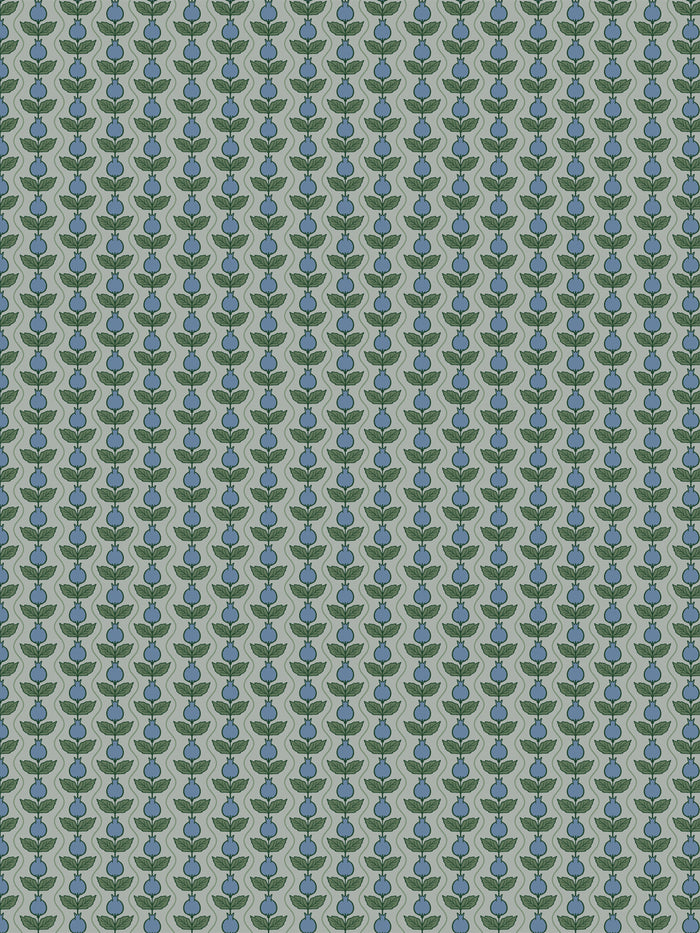 'Pomara Bloom' Wallpaper by Wallshoppe - Overcast Garden