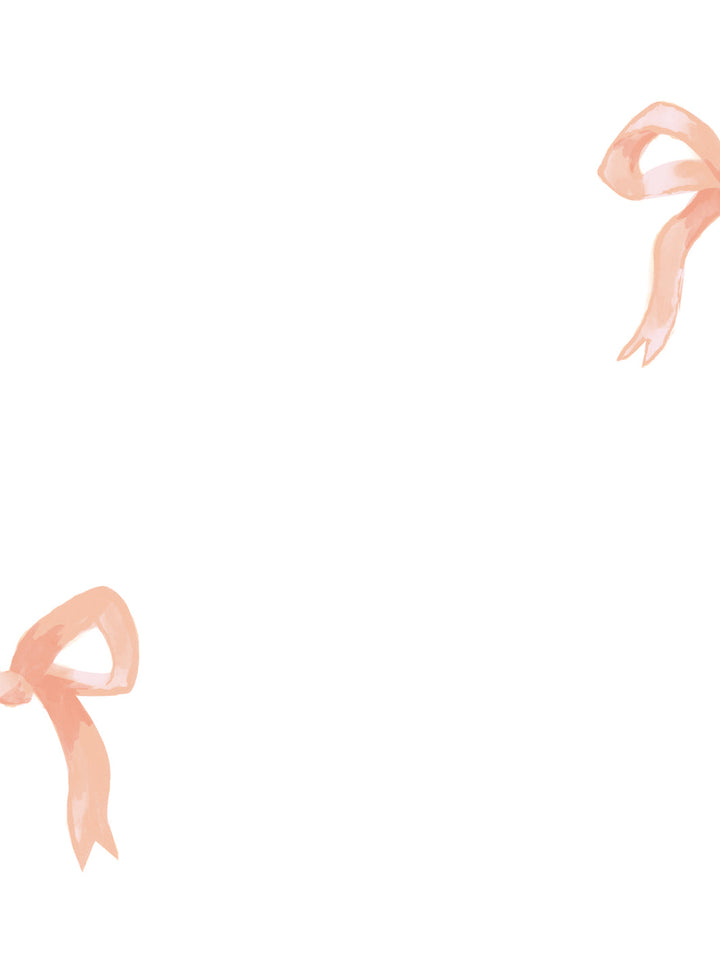 'Pretty Bows' Wallpaper by Meri Meri - White