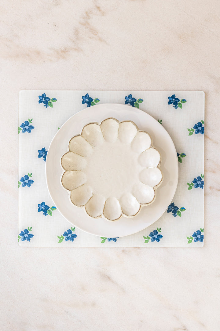 Proper Table - Placemats (set of 2) - Anna Floral (Blue Green)