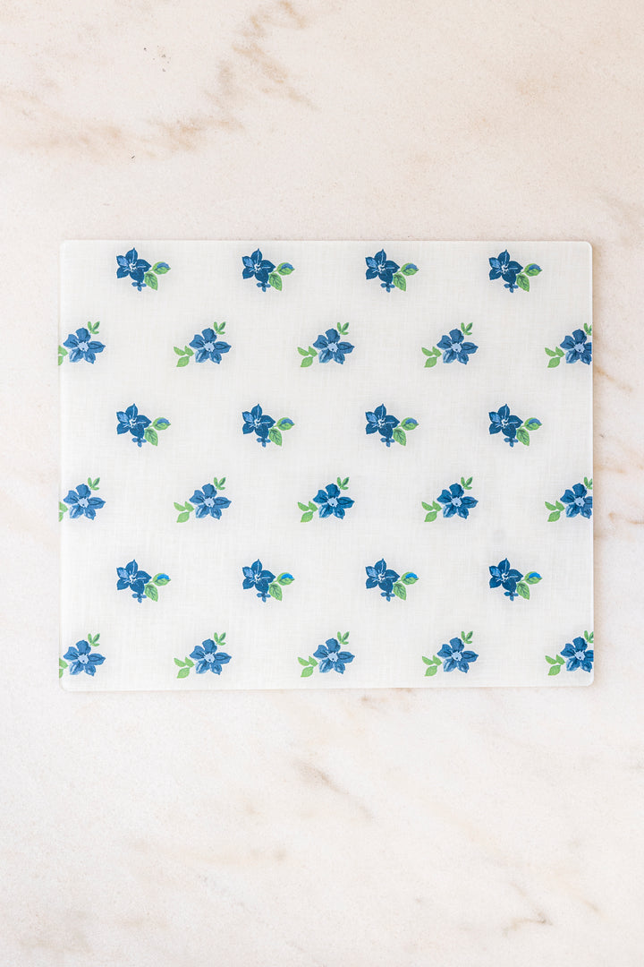 Proper Table - Placemats (set of 2) - Anna Floral (Blue Green)