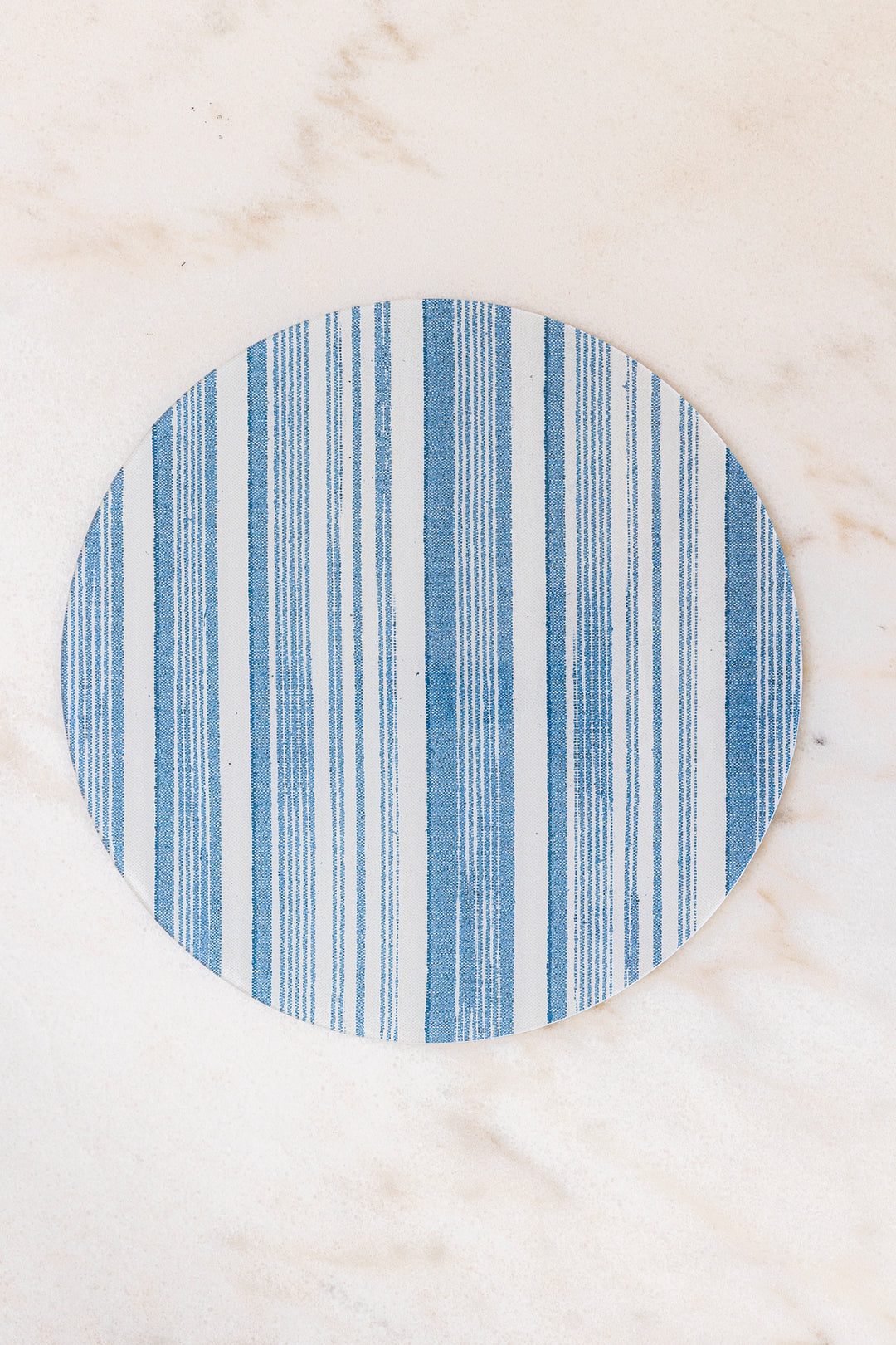 Proper Table - Coasters (set of 4) - Stuart Stripe (Blue)