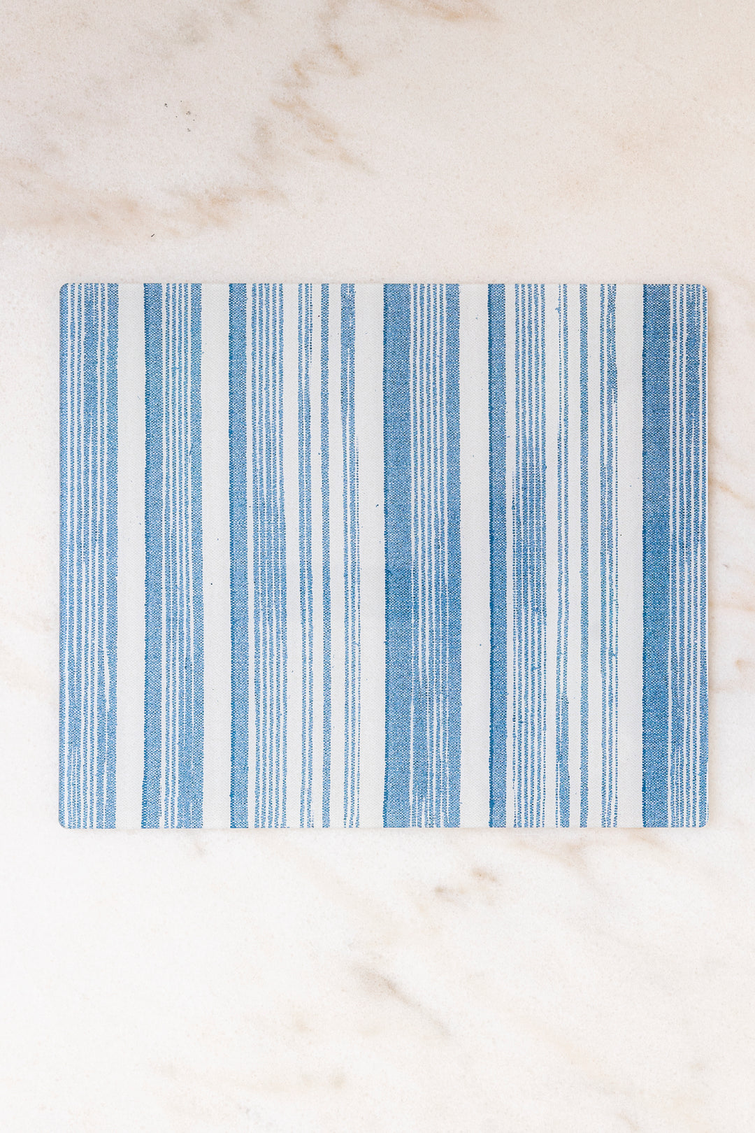 Proper Table - Placemats (set of 2) - Stuart Stripe (Blue)