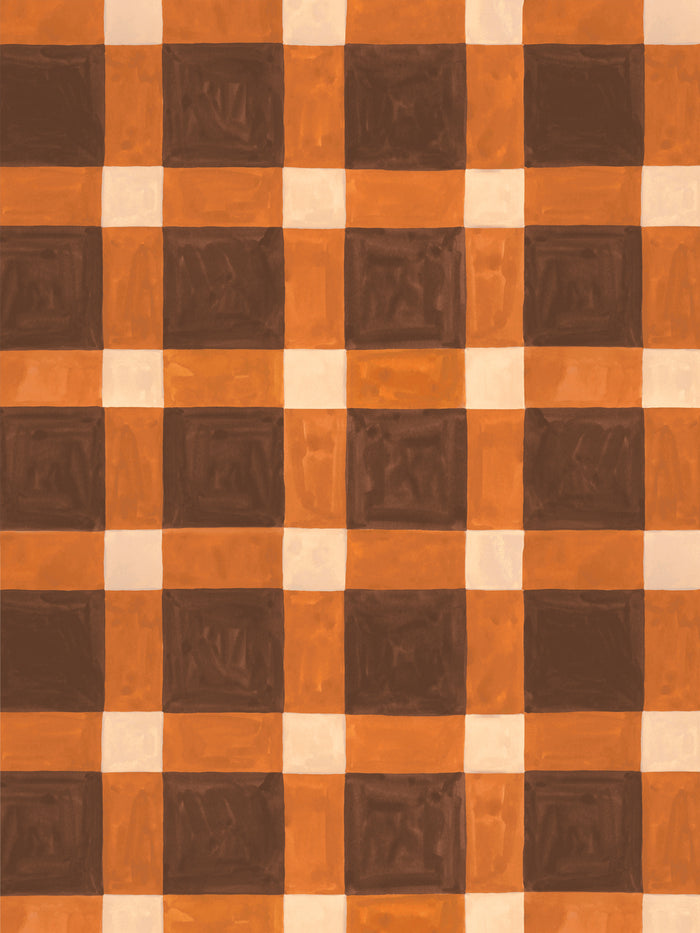 'Riad' Wallpaper by Wallshoppe - Argan Citrus