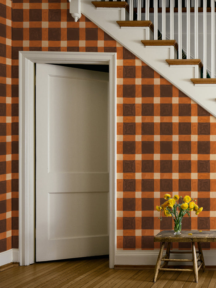 'Riad' Wallpaper by Wallshoppe - Argan Citrus