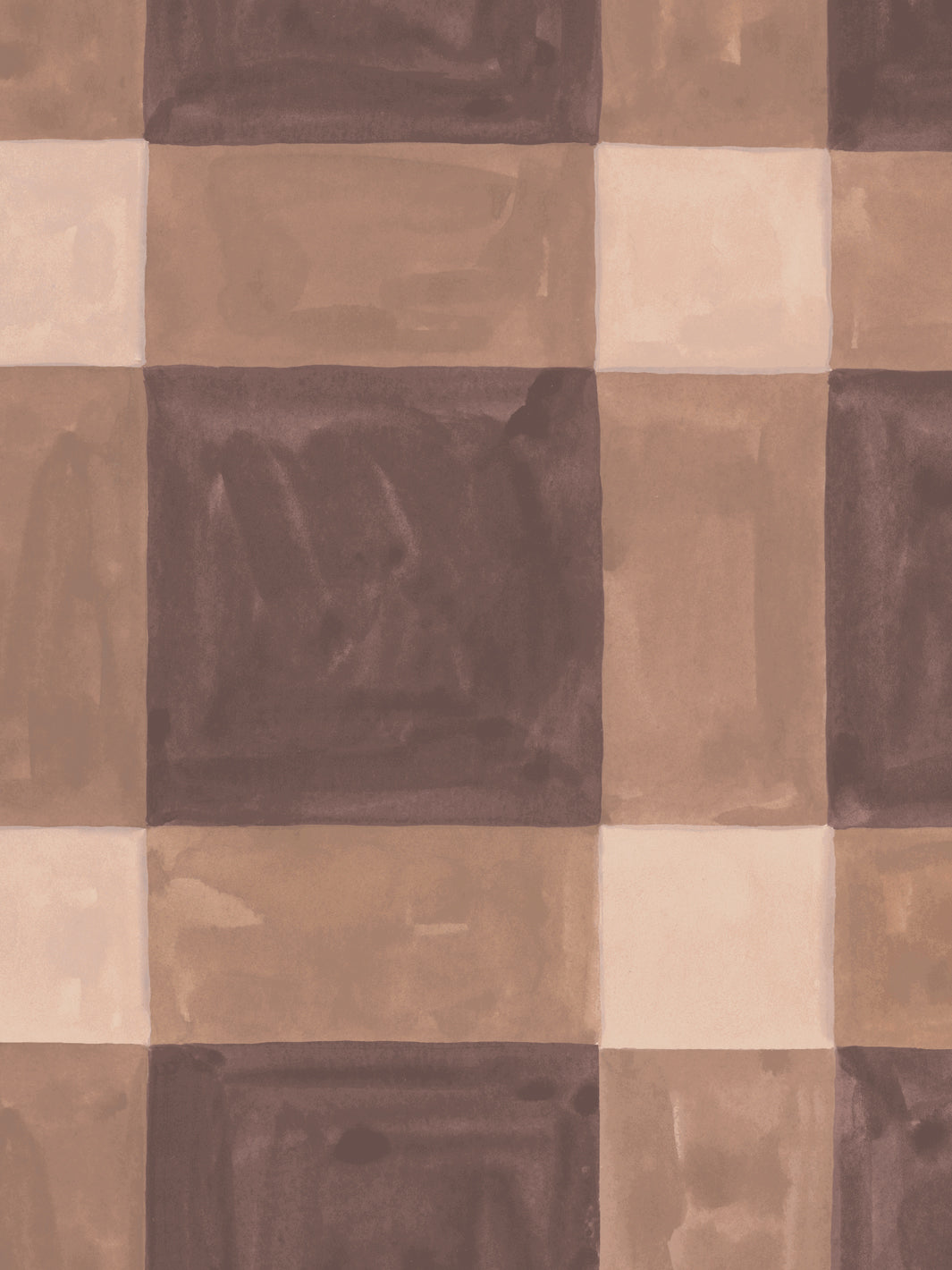'Riad' Wallpaper in Earth - Detail Close-Up