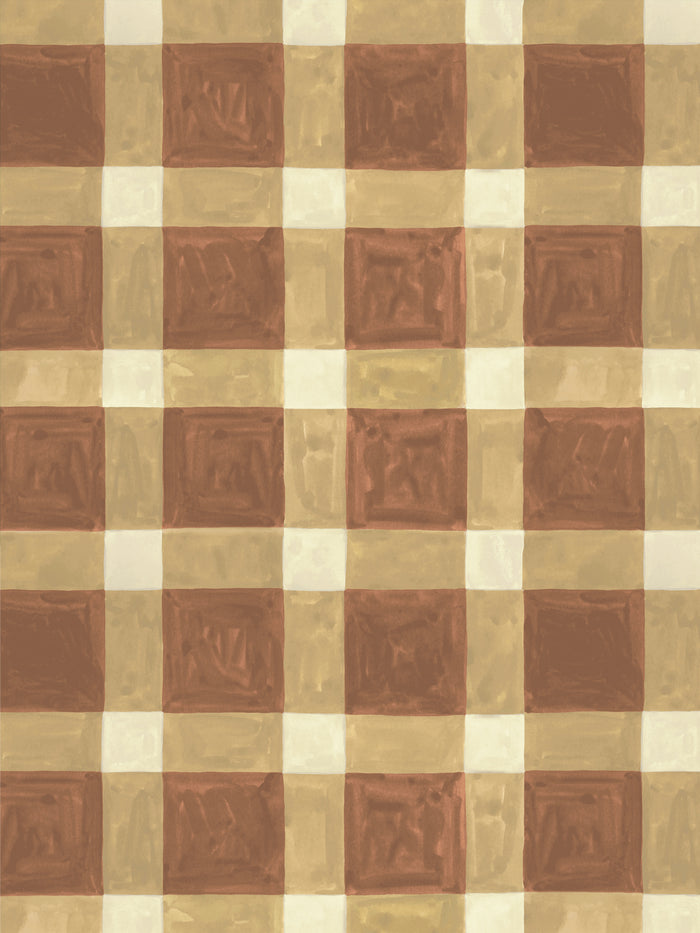 'Riad' Wallpaper by Wallshoppe - Golden Sand