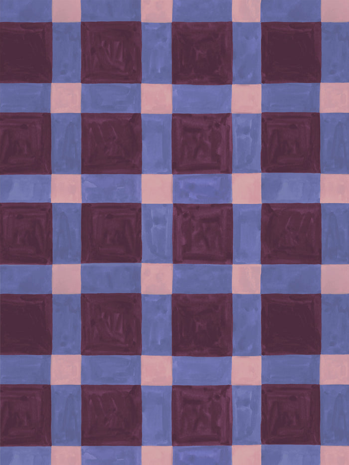 'Riad' Wallpaper by Wallshoppe - Iris