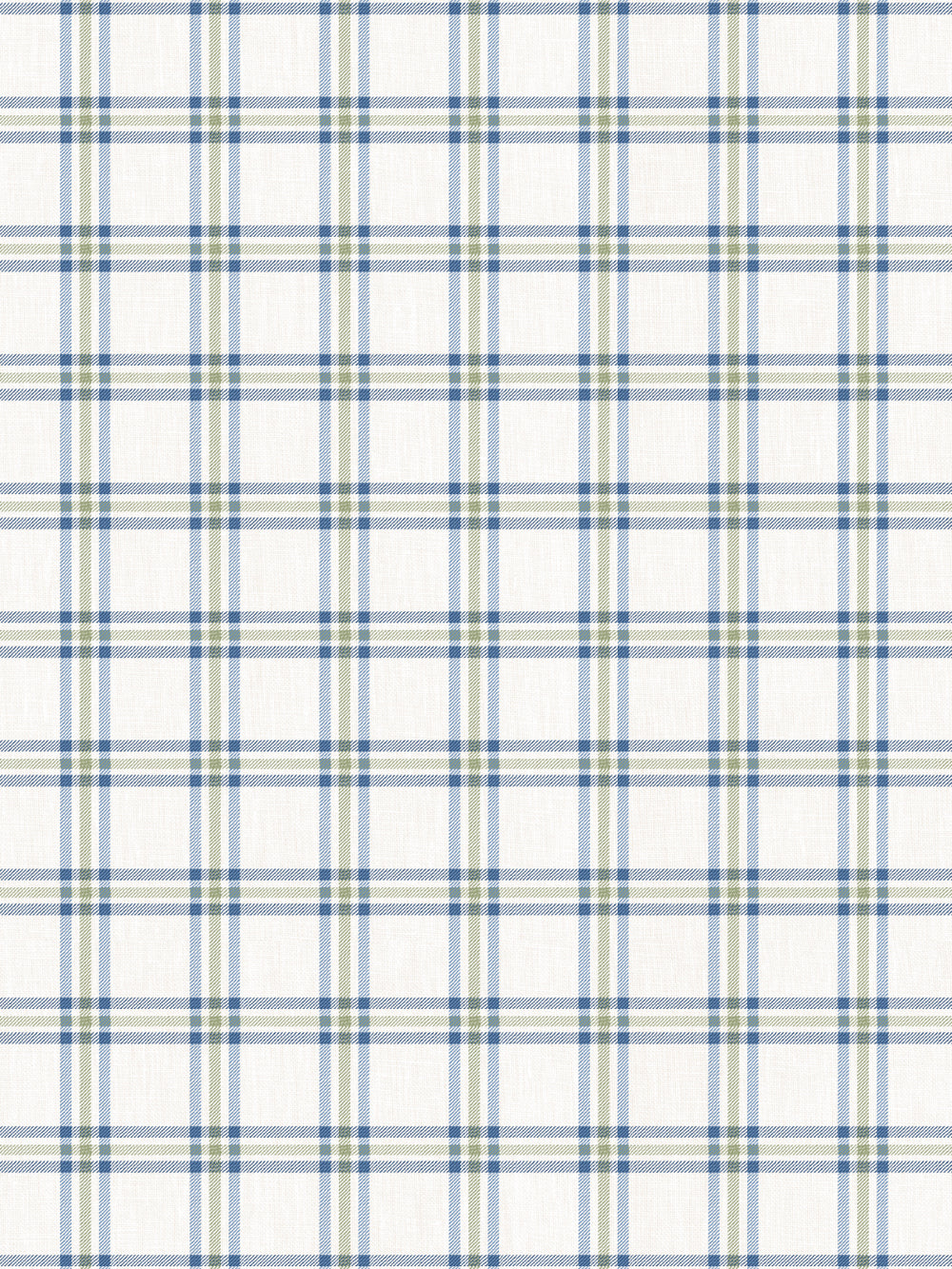rodgers plaid linen fabric by nathan turner blue green