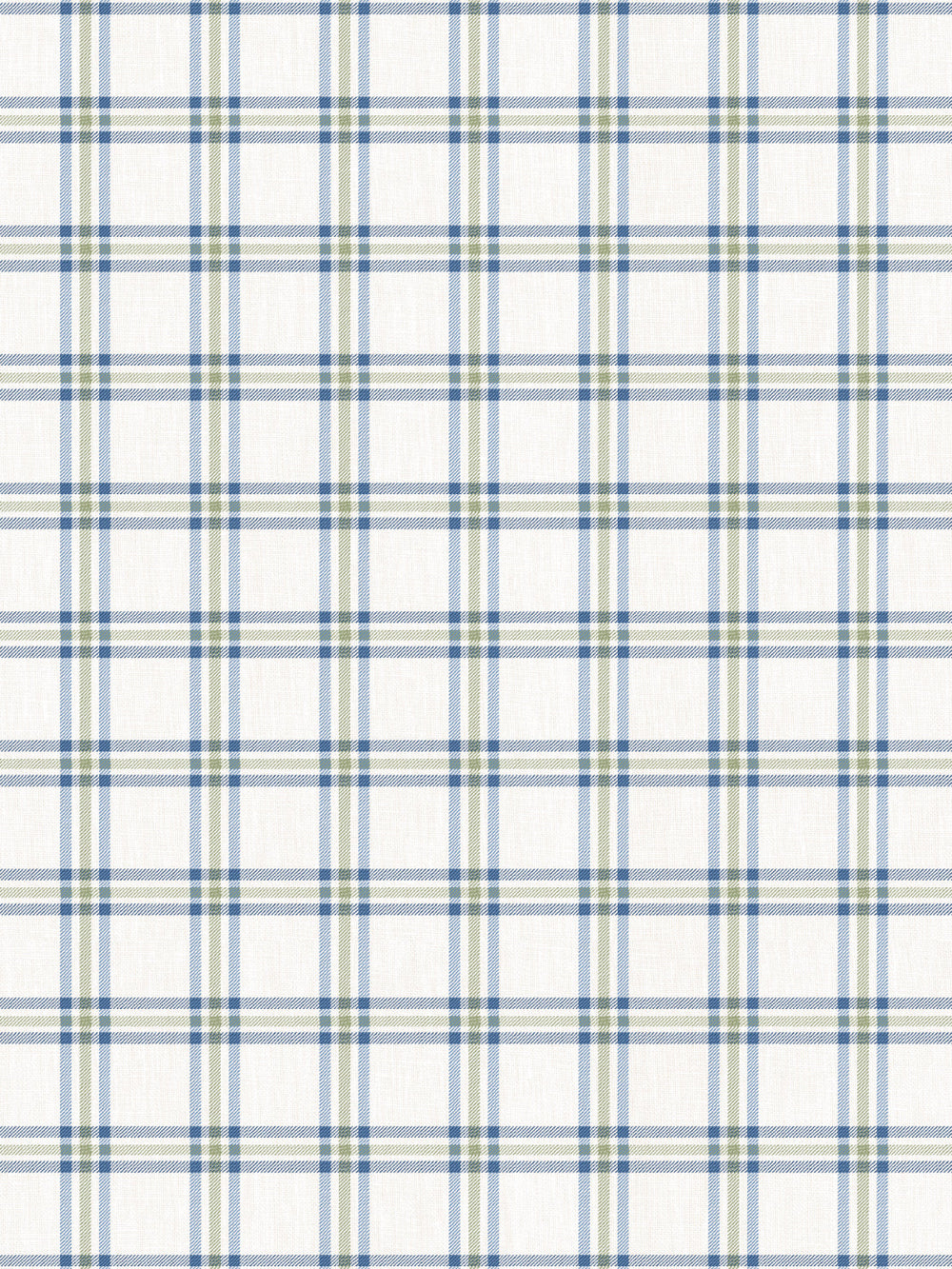 rodgers plaid linen fabric by nathan turner blue green