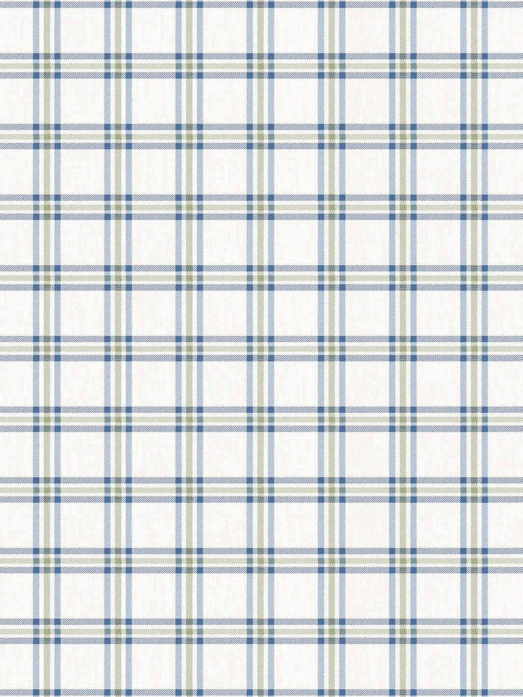 rodgers plaid linen fabric by nathan turner blue green