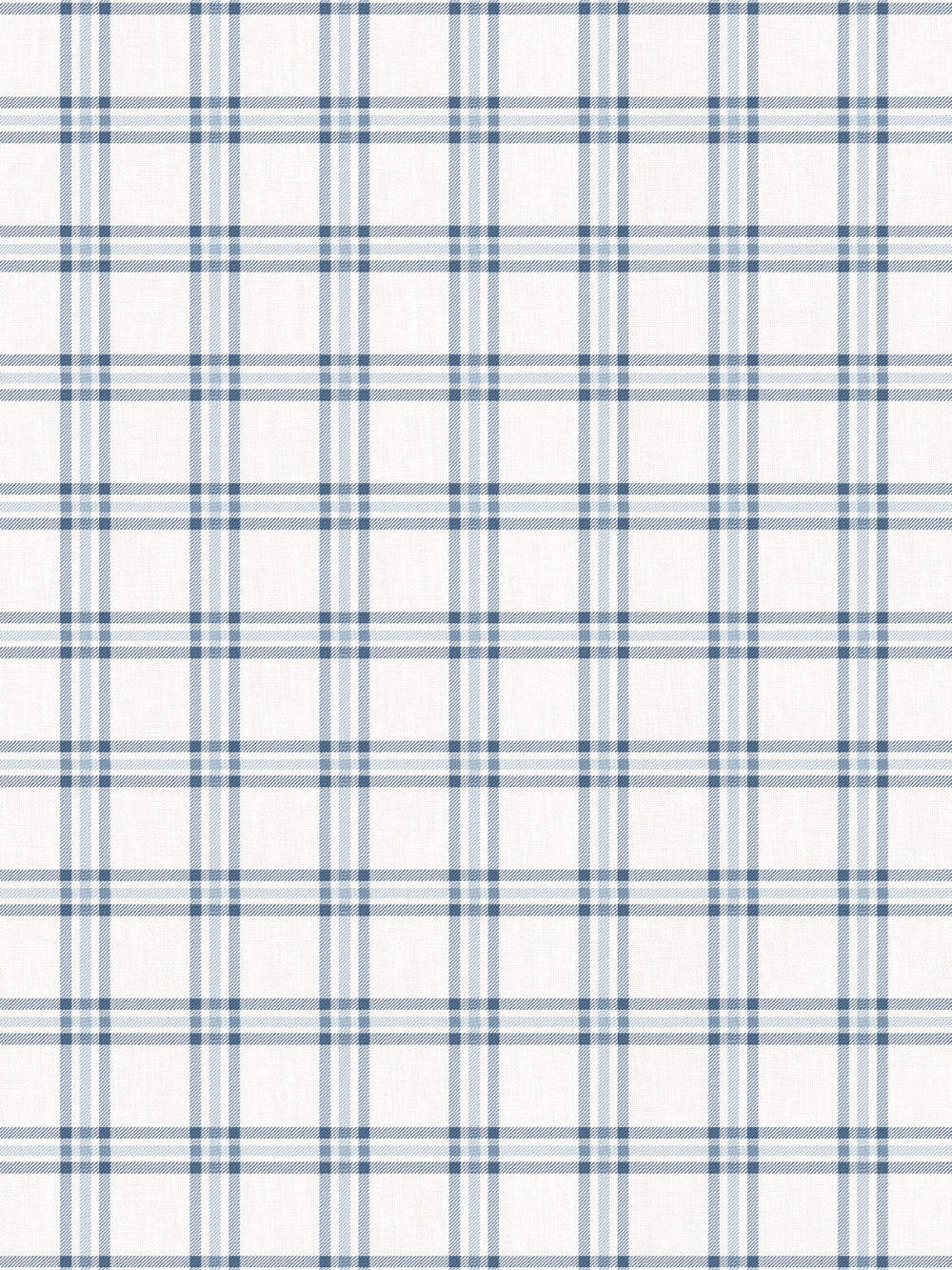 rodgers plaid linen fabric by nathan turner blue