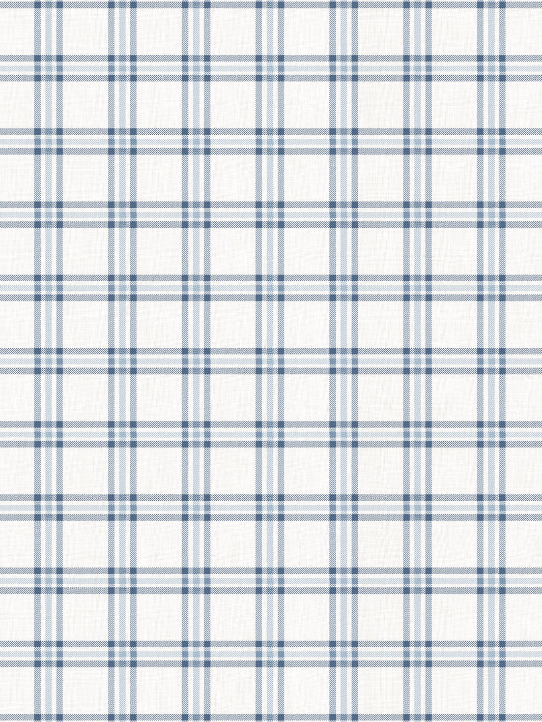 rodgers plaid linen fabric by nathan turner blue