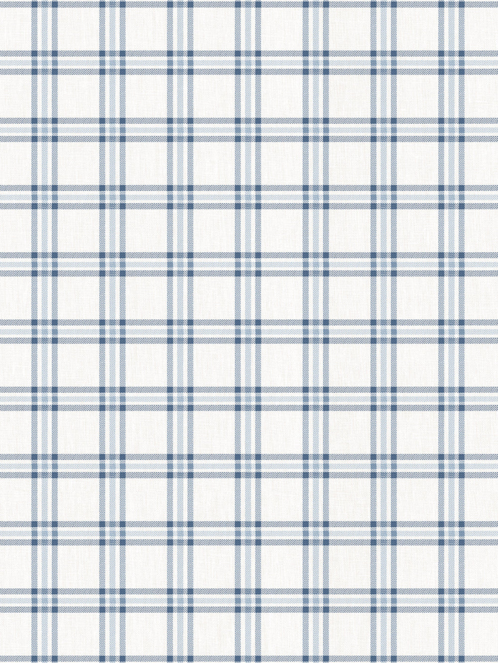 rodgers plaid linen fabric by nathan turner blue