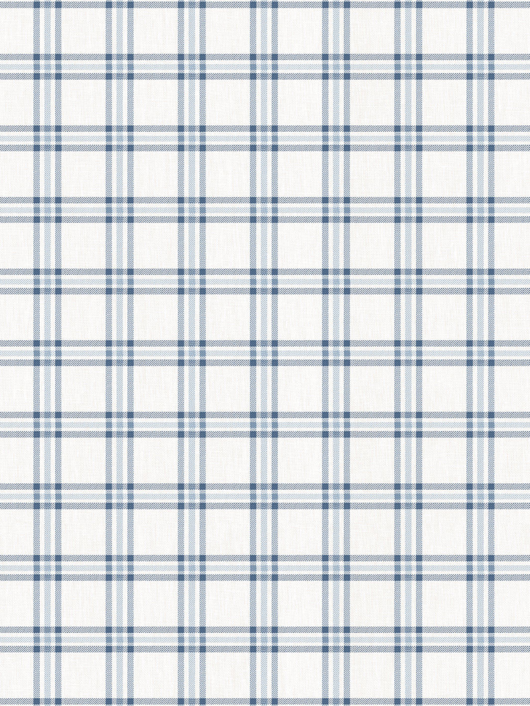 rodgers plaid linen fabric by nathan turner blue
