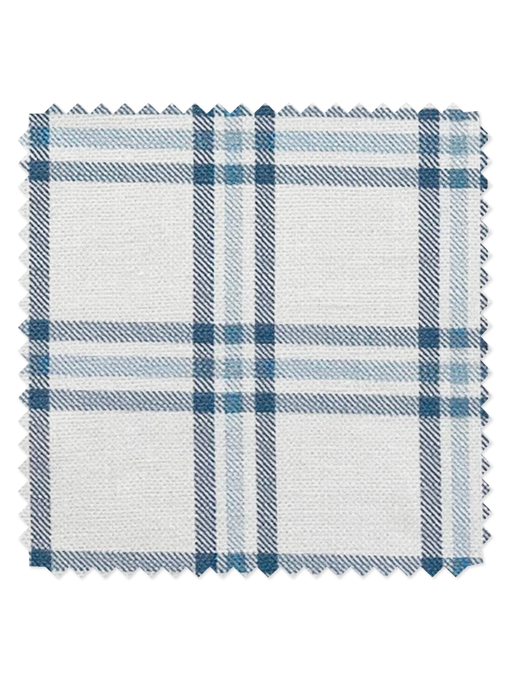 rodgers plaid linen fabric by nathan turner blue