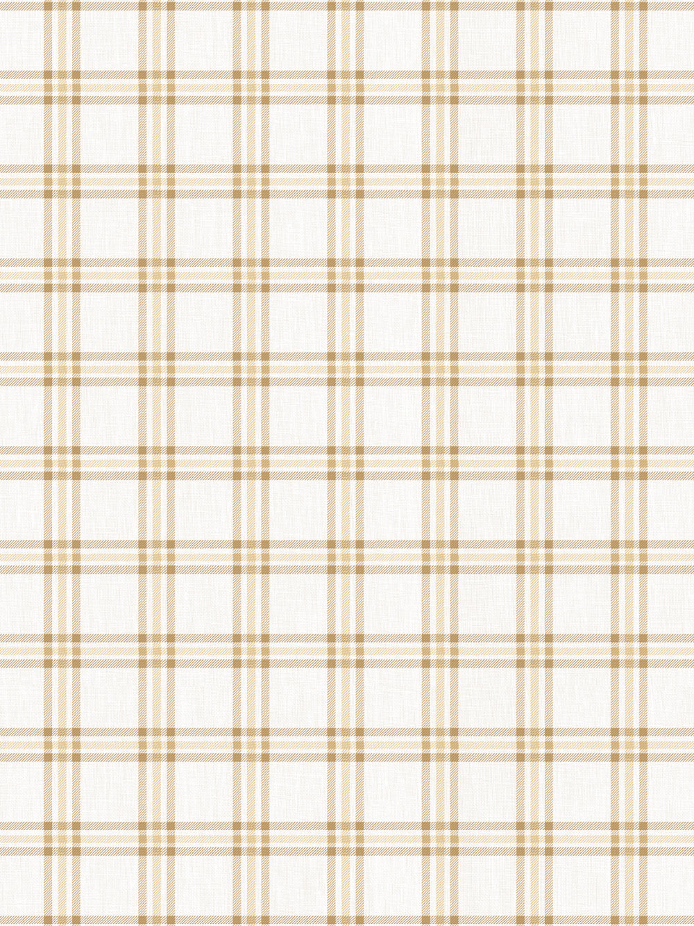 rodgers plaid linen fabric by nathan turner gold
