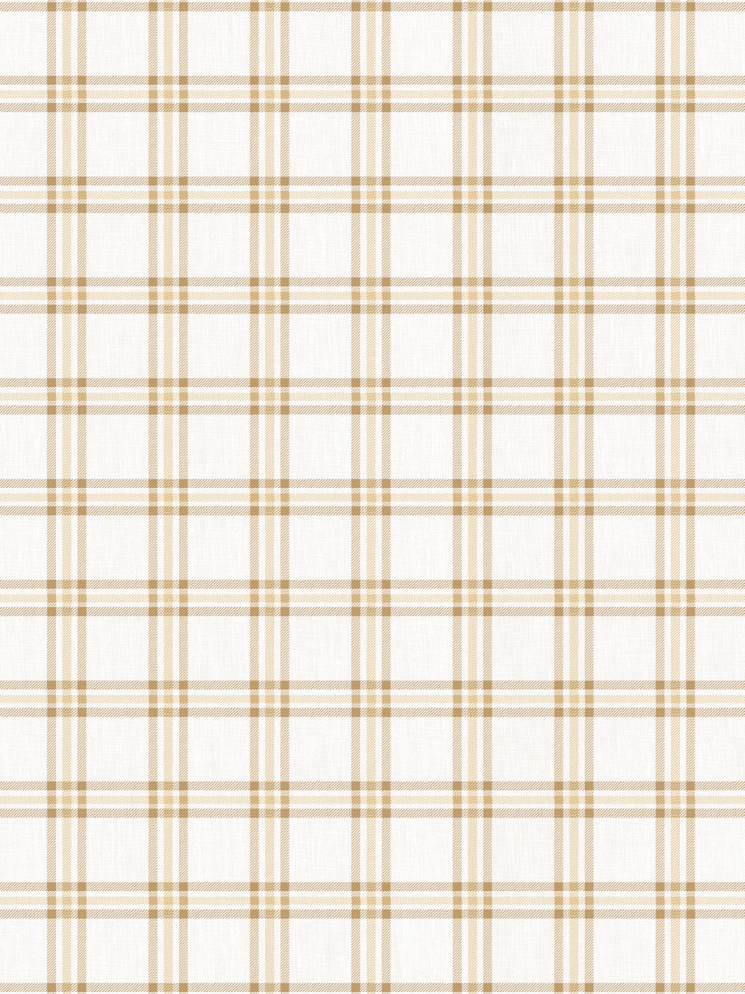 rodgers plaid linen fabric by nathan turner gold