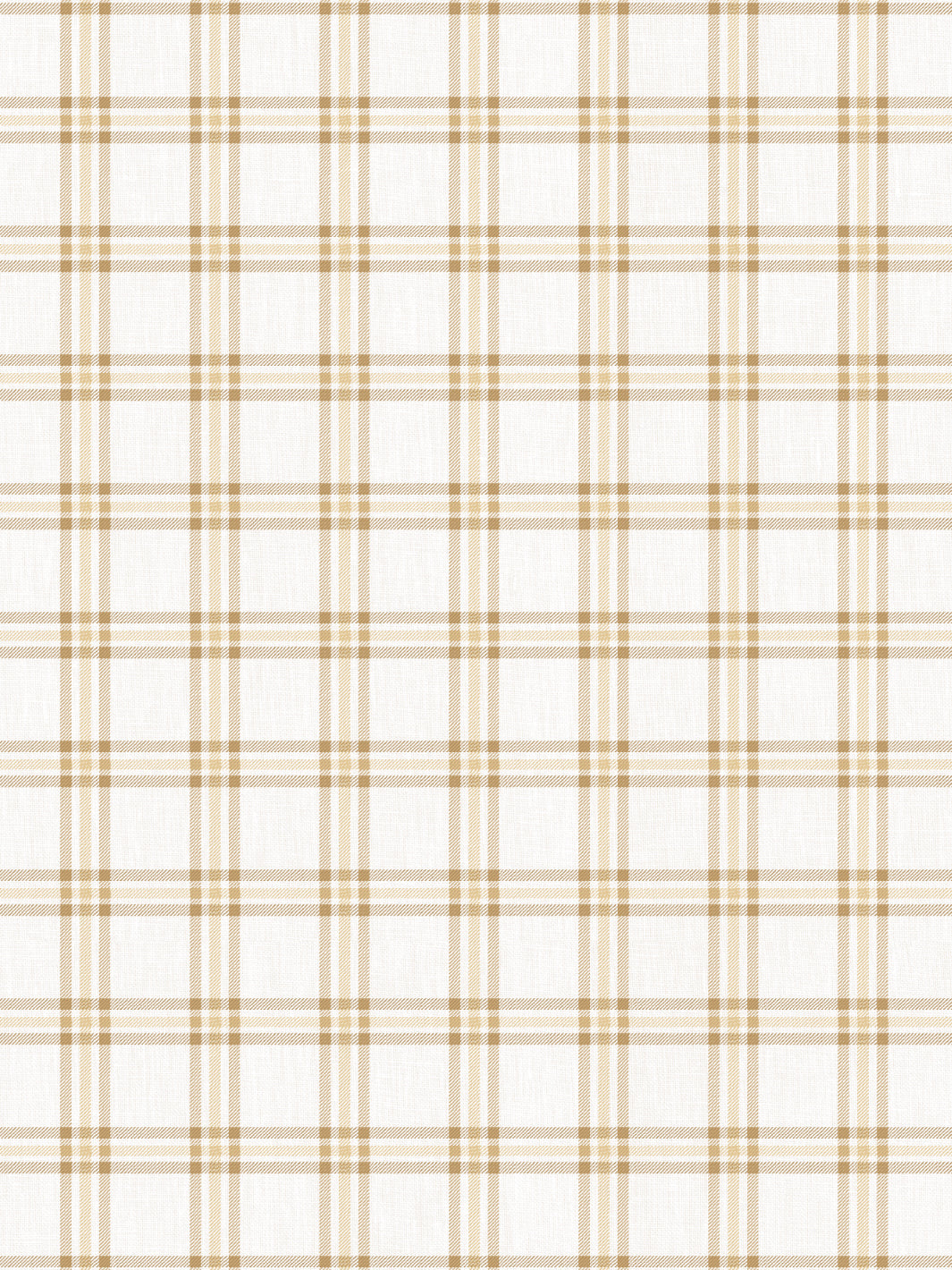 rodgers plaid linen fabric by nathan turner gold