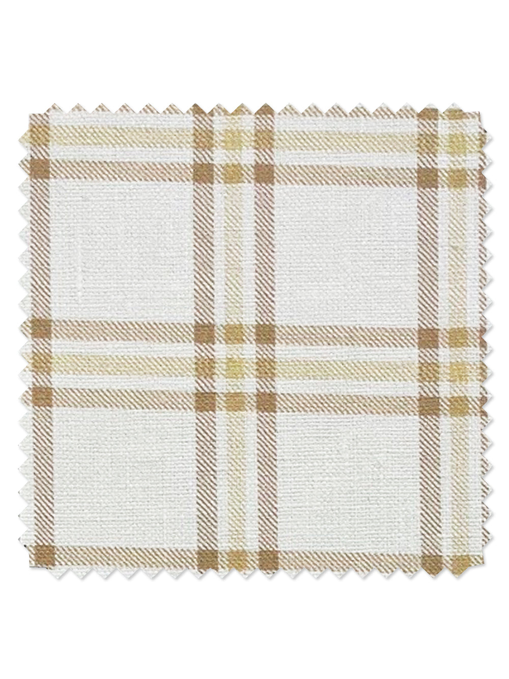 rodgers plaid linen fabric by nathan turner gold