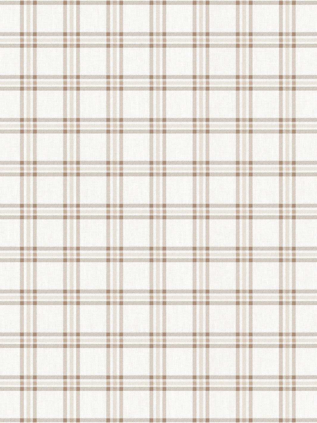 rodgers plaid linen fabric by nathan turner neutral