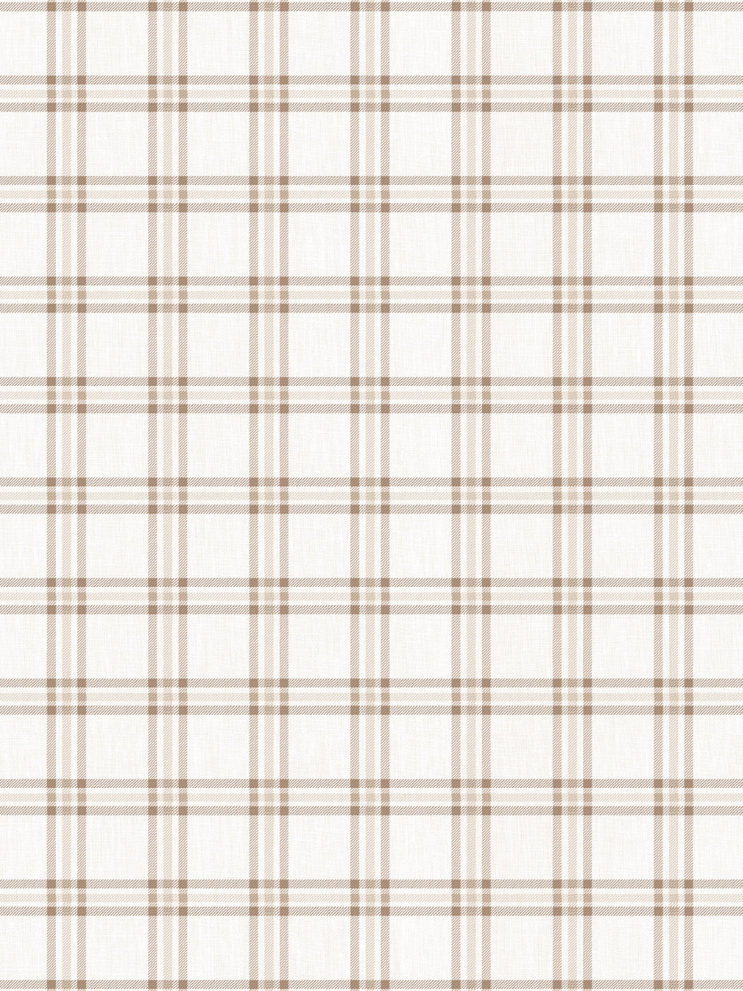 rodgers plaid linen fabric by nathan turner neutral