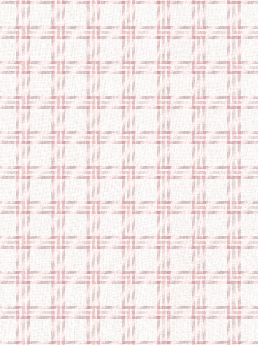rodgers plaid linen fabric by nathan turner pink